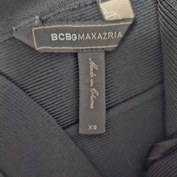 NWOT ♥︎ BCBG MAXAZRIA ♥︎ Simone Black Power Bodycon Mini Bandage Skirt Size XS - Picture 5 of 7
